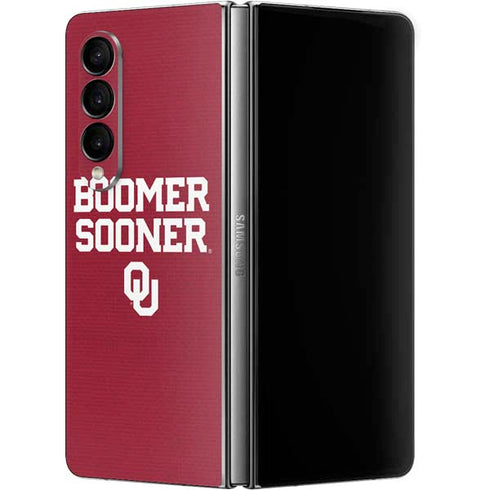 University of Oklahoma Boomer Sooner Galaxy Z Fold4 5G Skin