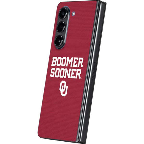 University of Oklahoma Boomer Sooner Galaxy Z Fold5 5G Skin