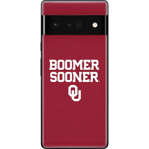 University of Oklahoma Boomer Sooner Google Pixel 6 Pro Skin