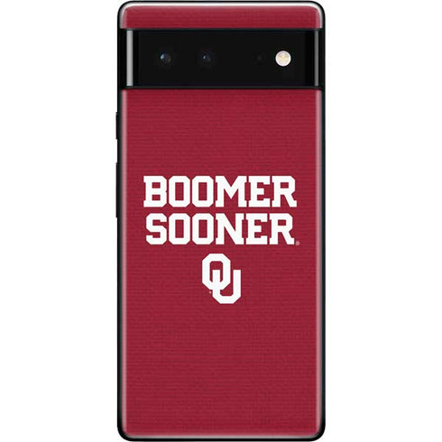 University of Oklahoma Boomer Sooner Google Pixel 6 Skin