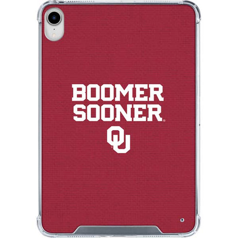 University of Oklahoma Boomer Sooner iPad 11th Gen (2025) Clear Case