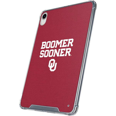 University of Oklahoma Boomer Sooner iPad 11th Gen (2025) Clear Case