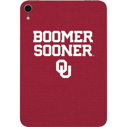 University of Oklahoma Boomer Sooner Apple iPad Mini Skin