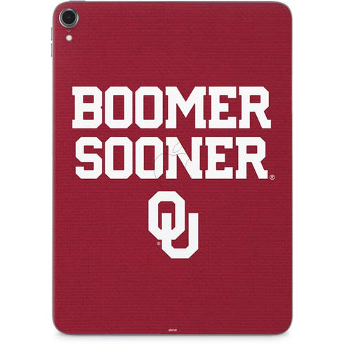 University of Oklahoma Boomer Sooner Apple iPad Pro Skin