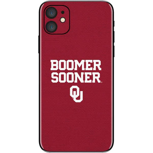 University of Oklahoma Boomer Sooner iPhone 11 Skin