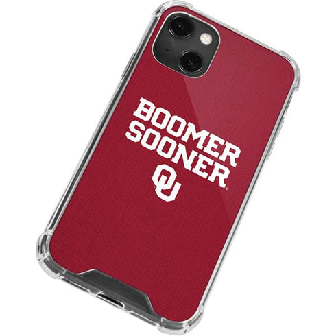 University of Oklahoma Boomer Sooner iPhone 14 Plus Clear Case