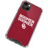 University of Oklahoma Boomer Sooner iPhone 14 Plus Clear Case