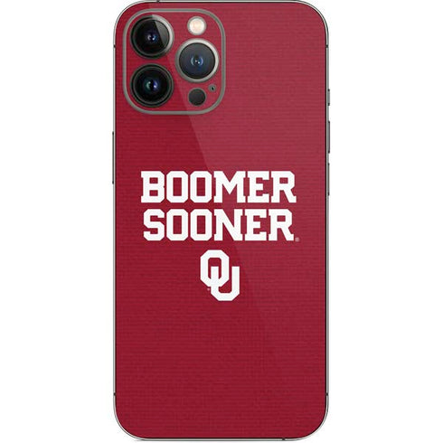 University of Oklahoma Boomer Sooner iPhone 14 Pro Max Skin