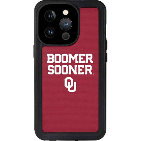 University of Oklahoma Boomer Sooner iPhone 14 Pro Waterproof Case