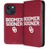 University of Oklahoma Boomer Sooner iPhone 15 Plus Folio Case