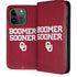 University of Oklahoma Boomer Sooner iPhone 15 Pro Folio Case