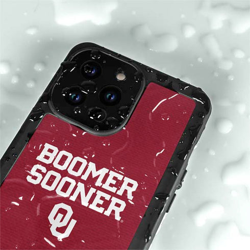 University of Oklahoma Boomer Sooner iPhone 15 Pro Waterproof Case