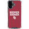 University of Oklahoma Boomer Sooner iPhone 16 Clear Case