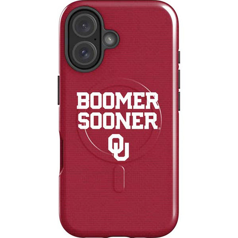University of Oklahoma Boomer Sooner iPhone 16 Magsafe Impact Case