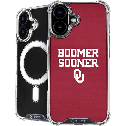 University of Oklahoma Boomer Sooner iPhone 16 Plus MagSafe Case
