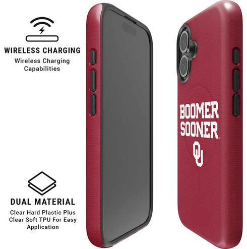 University of Oklahoma Boomer Sooner iPhone 16 Plus Magsafe Impact Case