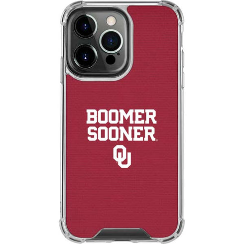 University of Oklahoma Boomer Sooner iPhone 16 Pro Clear Case