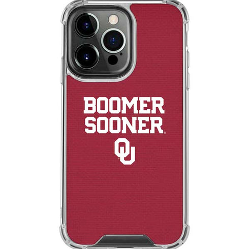 University of Oklahoma Boomer Sooner iPhone 16 Pro Max Clear Case