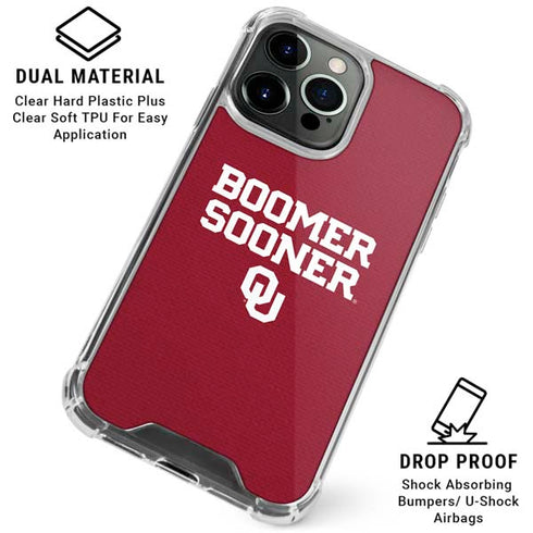 University of Oklahoma Boomer Sooner iPhone 16 Pro Max Clear Case