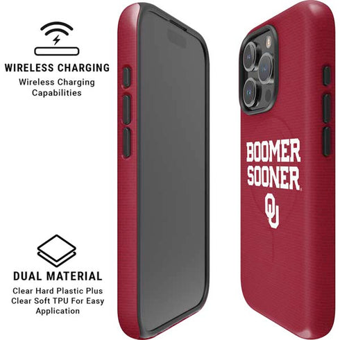 University of Oklahoma Boomer Sooner iPhone 16 Pro Max Magsafe Impact Case
