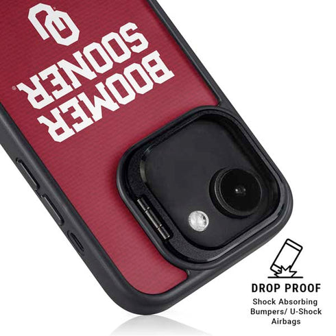 University of Oklahoma Boomer Sooner iPhone 16e Kickstand Case