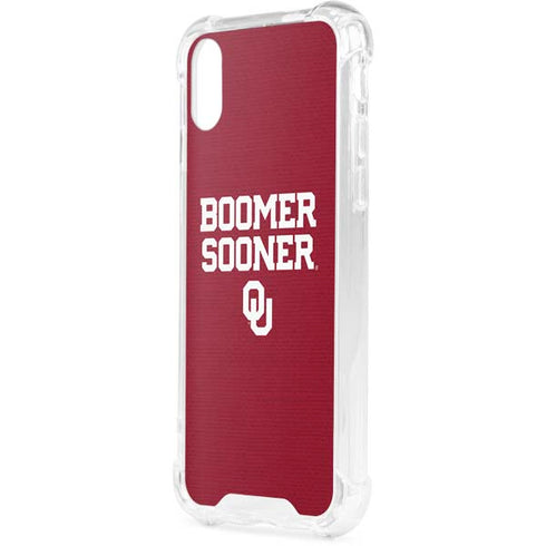 University of Oklahoma Boomer Sooner iPhone XS Clear Case
