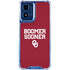 University of Oklahoma Boomer Sooner Moto G 5G (2024) Clear Case
