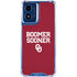 University of Oklahoma Boomer Sooner Moto G Play 4G (2024) Clear Case