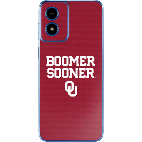 University of Oklahoma Boomer Sooner Moto G Play 4G (2024) Skin