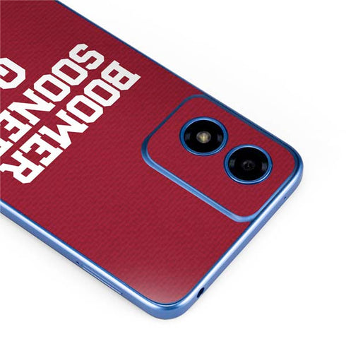 University of Oklahoma Boomer Sooner Moto G Play 4G (2024) Skin