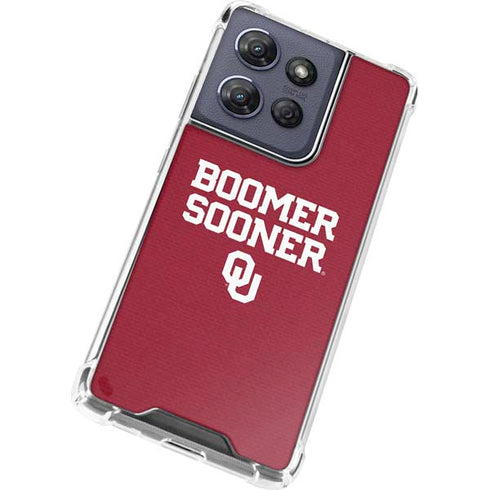 University of Oklahoma Boomer Sooner Moto G Power 5G (2025) Clear Case