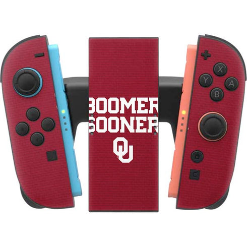 University of Oklahoma Boomer Sooner Nintendo Switch 2 (2025) Joy-Con Controller Skin