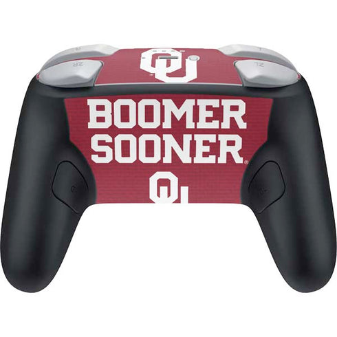 University of Oklahoma Boomer Sooner Nintendo Switch 2 (2025) Pro Controller Skin