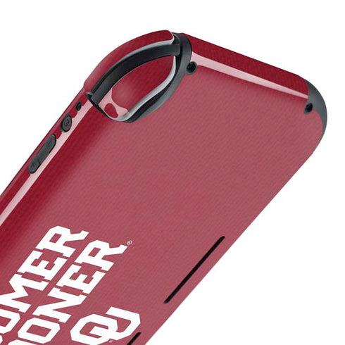 University of Oklahoma Boomer Sooner Nintendo Switch Lite Skin