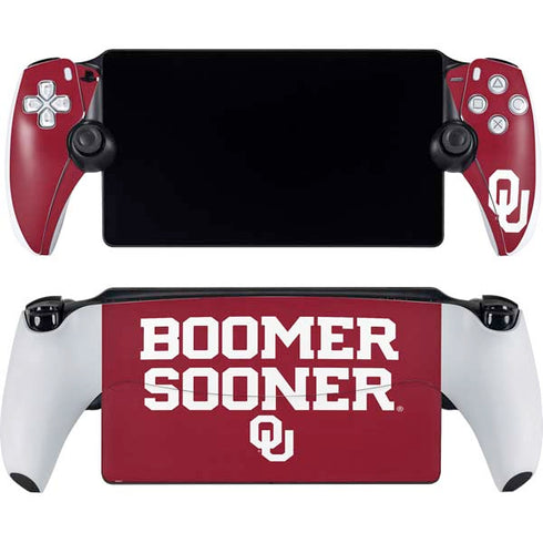 University of Oklahoma Boomer Sooner PlayStation PS5 Skins