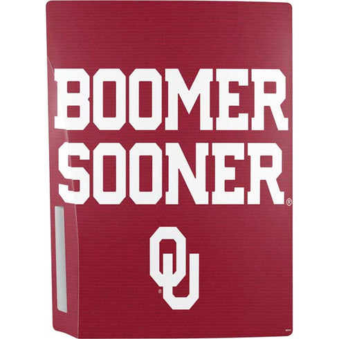 University of Oklahoma Boomer Sooner PS5 Console Skin