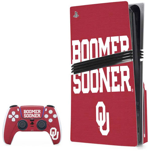University of Oklahoma Boomer Sooner PlayStation PS5 Skins