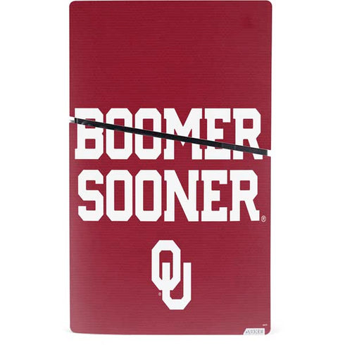 University of Oklahoma Boomer Sooner PS5 Slim Digital Edition Console Skin