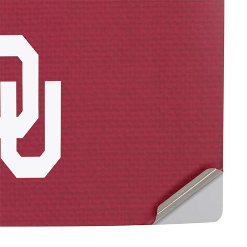 University of Oklahoma Boomer Sooner PS5 Slim Digital Edition Console Skin
