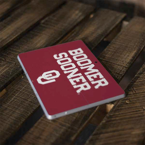 University of Oklahoma Boomer Sooner Surface Go Skin