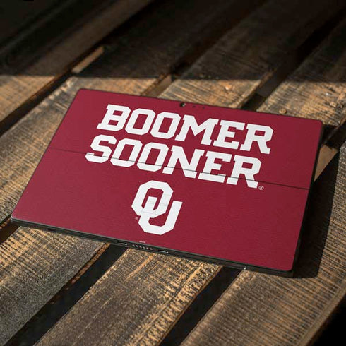 University of Oklahoma Boomer Sooner Surface Pro 6 Skin