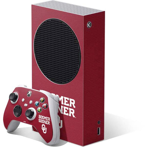 University of Oklahoma Boomer Sooner Xbox Series S Bundle Skin