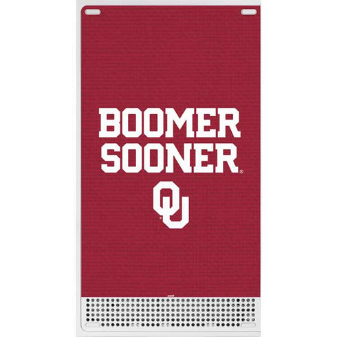 University of Oklahoma Boomer Sooner Xbox Series S Bundle Skin