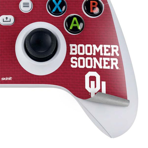University of Oklahoma Boomer Sooner Xbox Series S Controller Skin