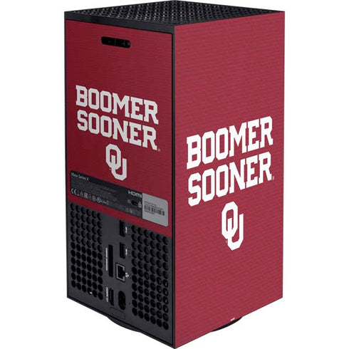 University of Oklahoma Boomer Sooner Xbox Series X Bundle Skin