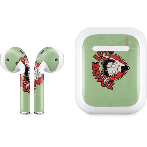 Betty Boop Zombie Love Apple AirPods Skin