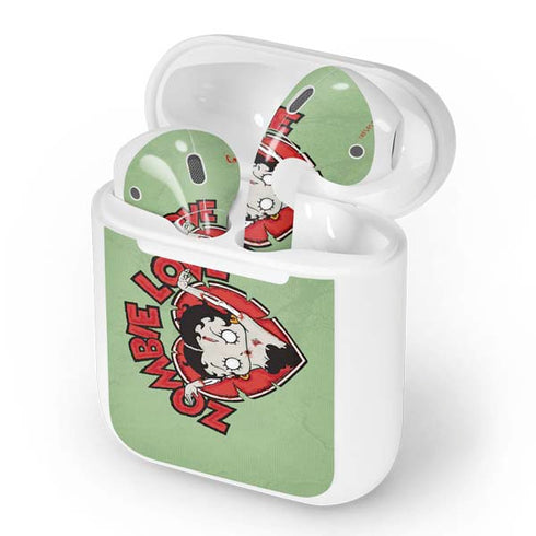 Betty Boop Zombie Love Apple AirPods Skin