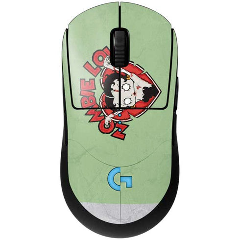 Betty Boop Zombie Love G Pro Wireless Gaming Mouse Skin