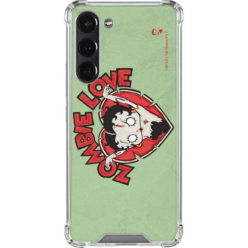 Betty Boop Zombie Love Galaxy S24 FE Clear Case