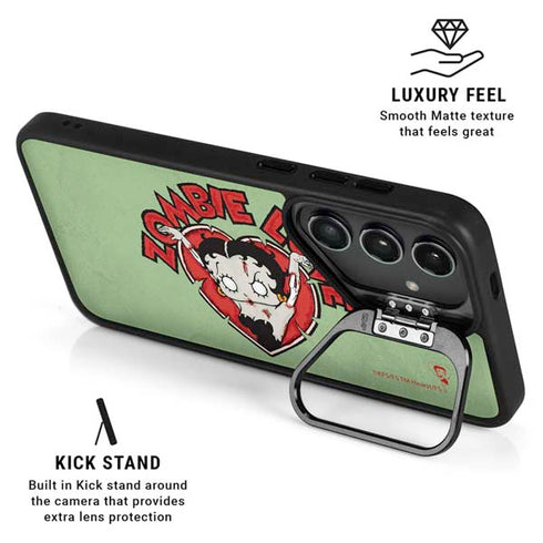 Betty Boop Zombie Love Galaxy S24 Kickstand Case